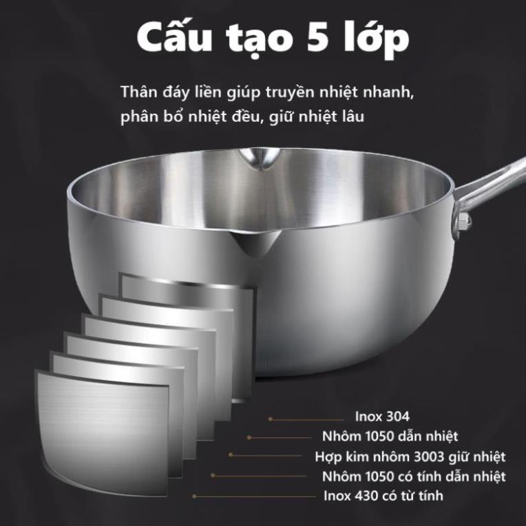 Đồ gia dụng Seka chảo inox 5 lớp