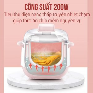 Nồi nấu cháo Seka GT68 sử dụng hệ thống phím điện tử, đơn giản, dễ sử dụng