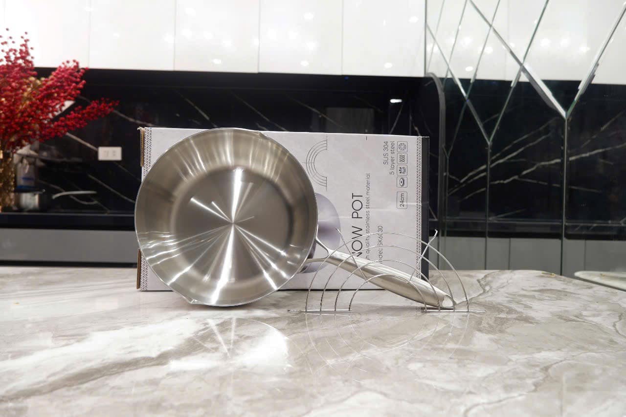 Đồ gia dụng Seka Chảo Inox Sâu Lòng SK6030 - Ảnh 12