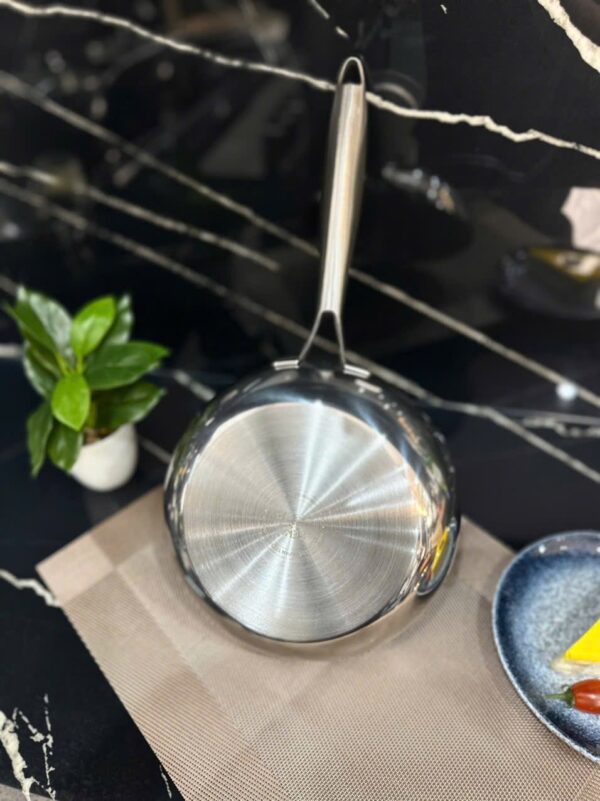 chảo inox 304 nguyên khối