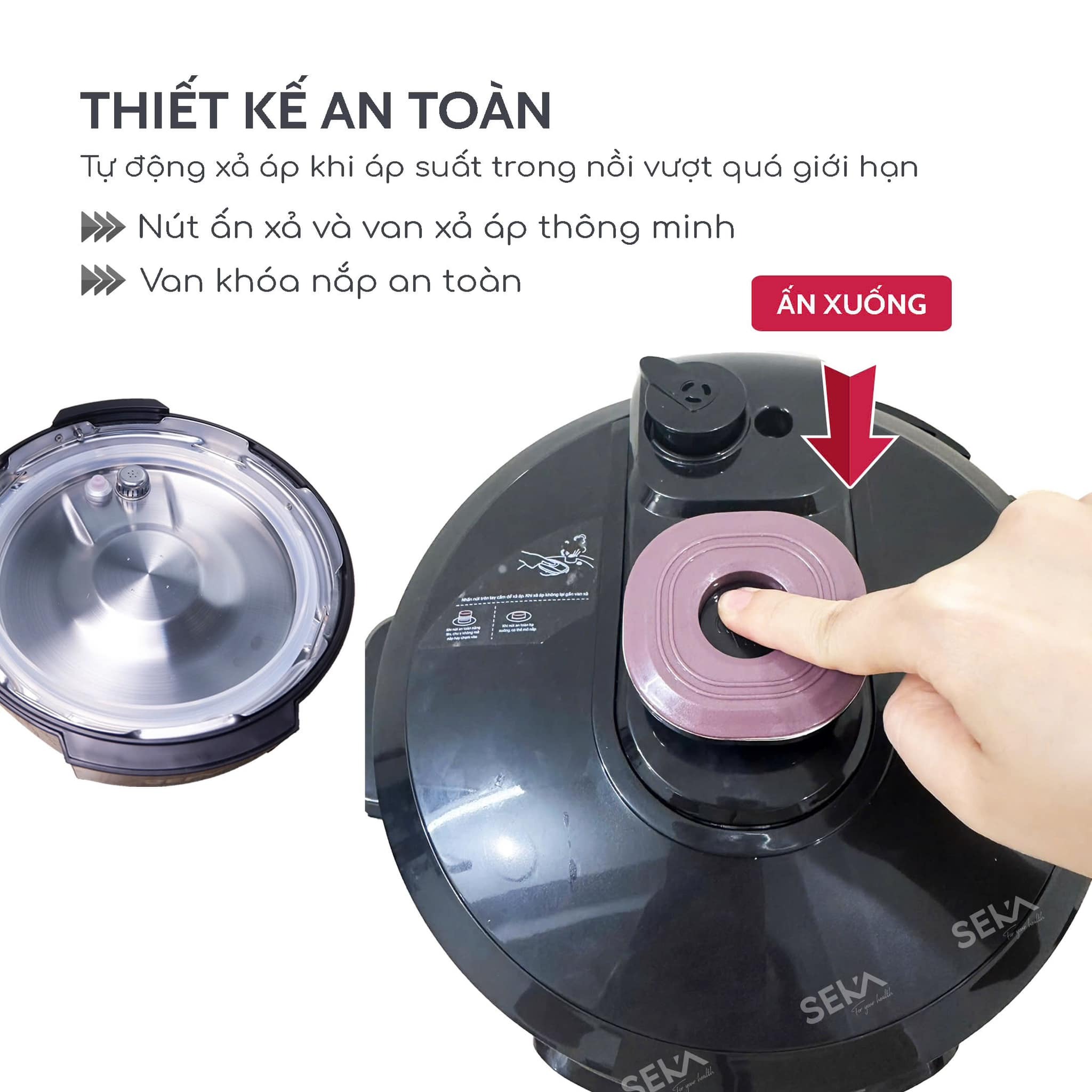 Đồ gia dụng Seka nồi áp suất điện