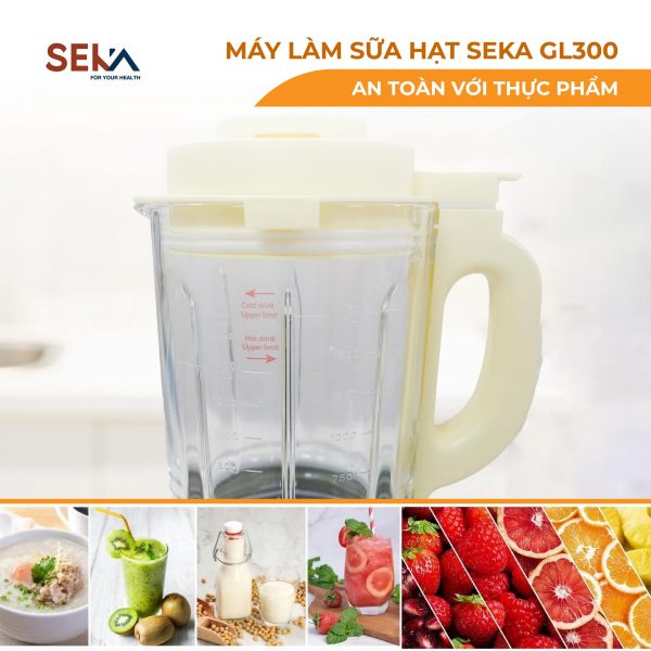 Máy làm sữa hạt SEKA GL300 – Giải pháp dinh dưỡng hoàn hảo cho gia đình hiện đại - Hình ảnh 4