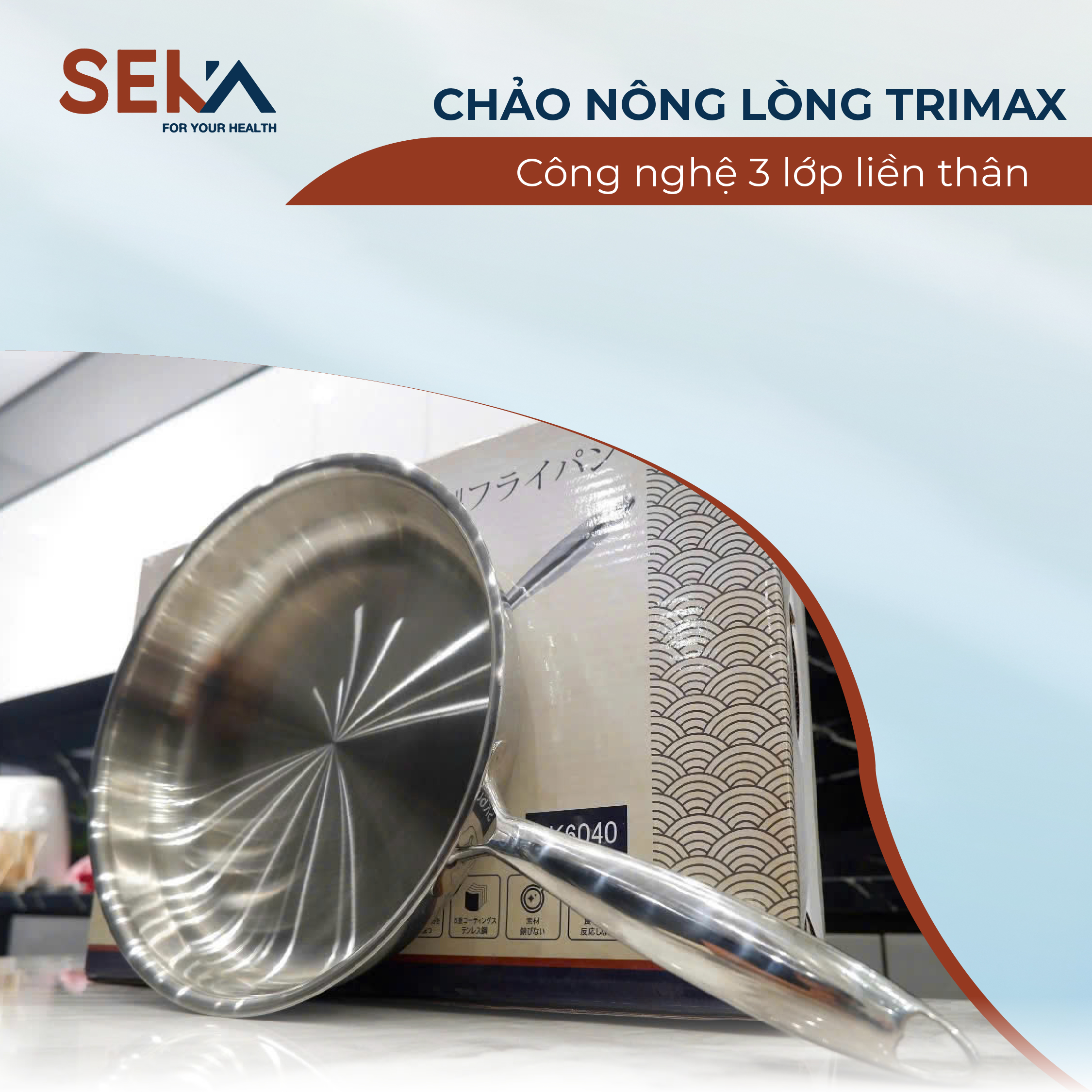 Đồ gia dụng Seka chảo nông lòng trimax