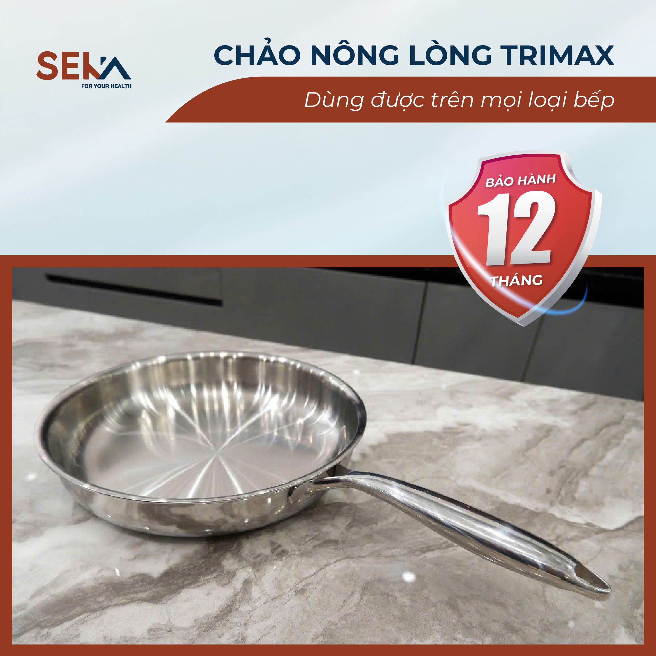 Đồ gia dụng Seka chảo nông lòng trimax