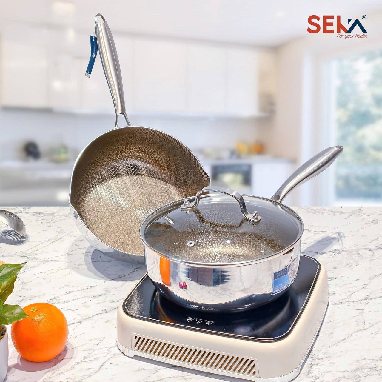 Đồ gia dụng Seka chảo inox