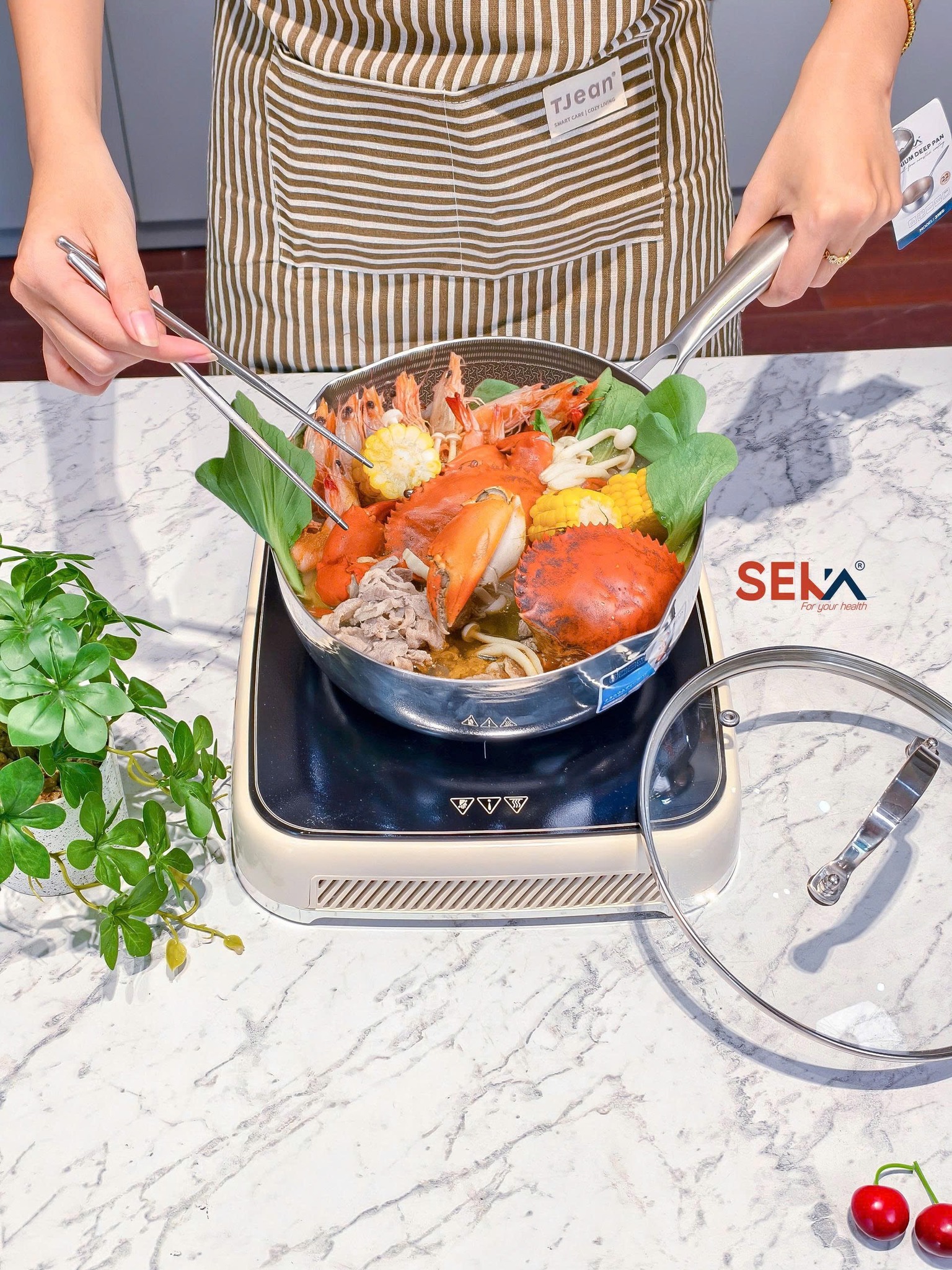 Đồ gia dụng Seka chảo inox
