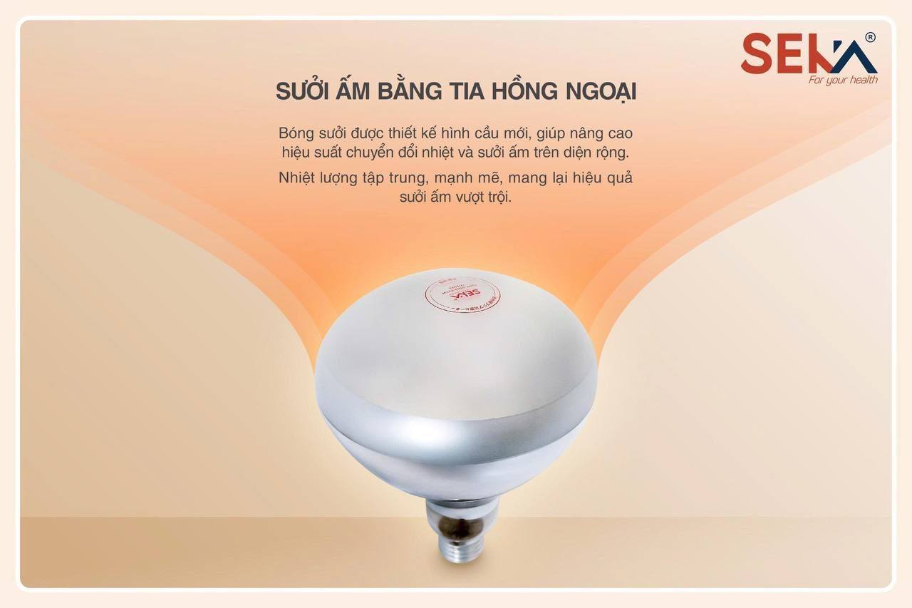 Đồ gia dụng Seka bóng đèn sưởi nhà tắm