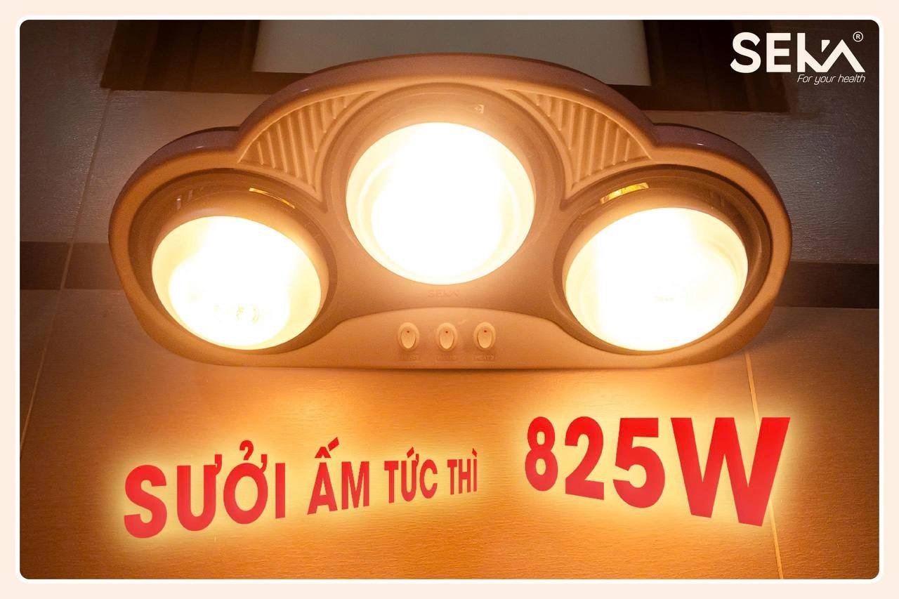 Đồ gia dụng Seka đèn sưởi nhà tắm