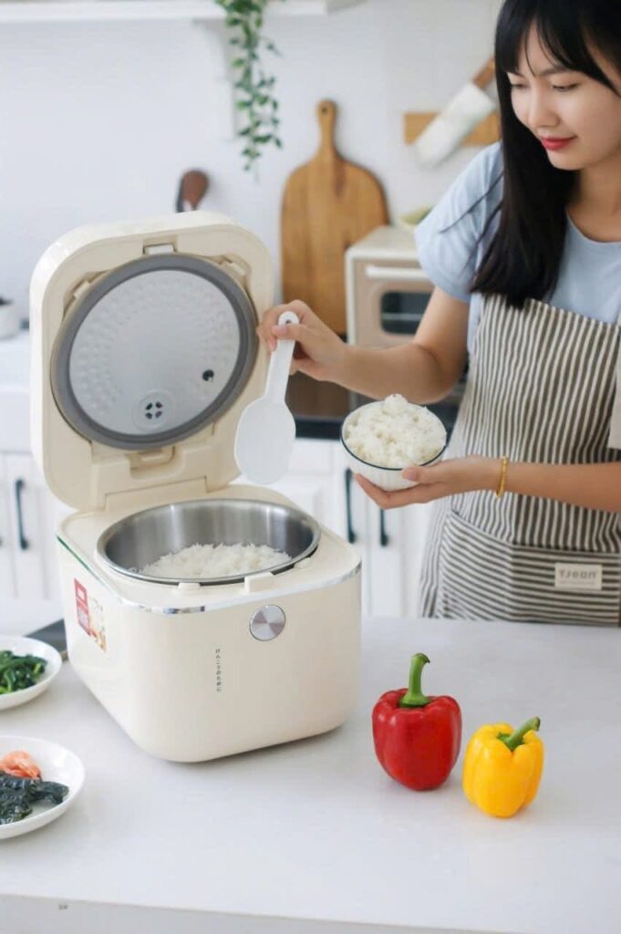 nồi cơm tách đường