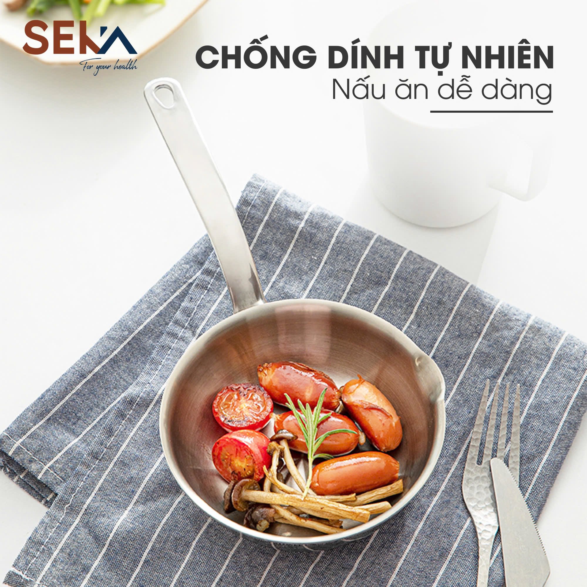 Đồ gia dụng Seka chảo inox