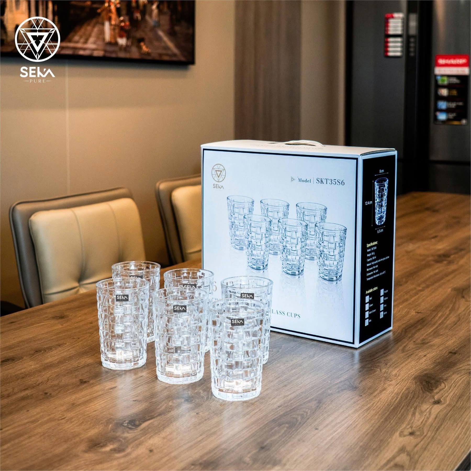 Đồ gia dụng Seka cốc thủy tinh