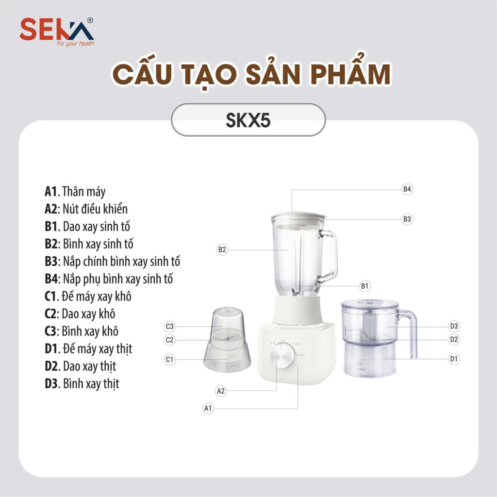 máy xay sinh tố skx5